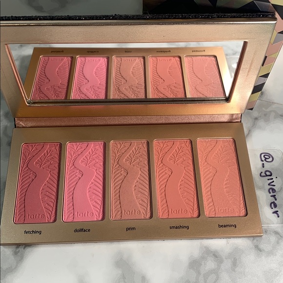 LNIB Tarte Bling It On Holiday Blush Palette w Box - Picture 10 of 17
